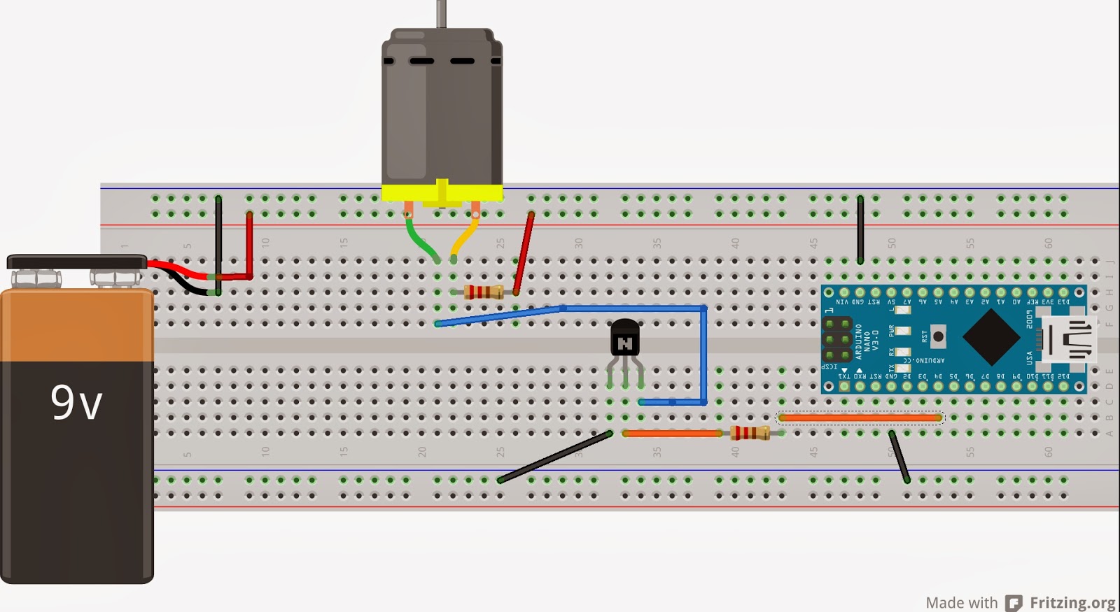 Jacob's How to use an NPN transistor as a switch