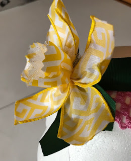 spring daffodil headband