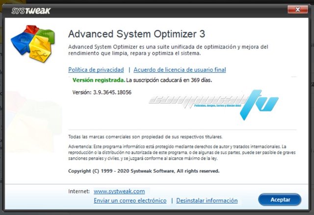 Advanced System Optimizer Versión Full Español