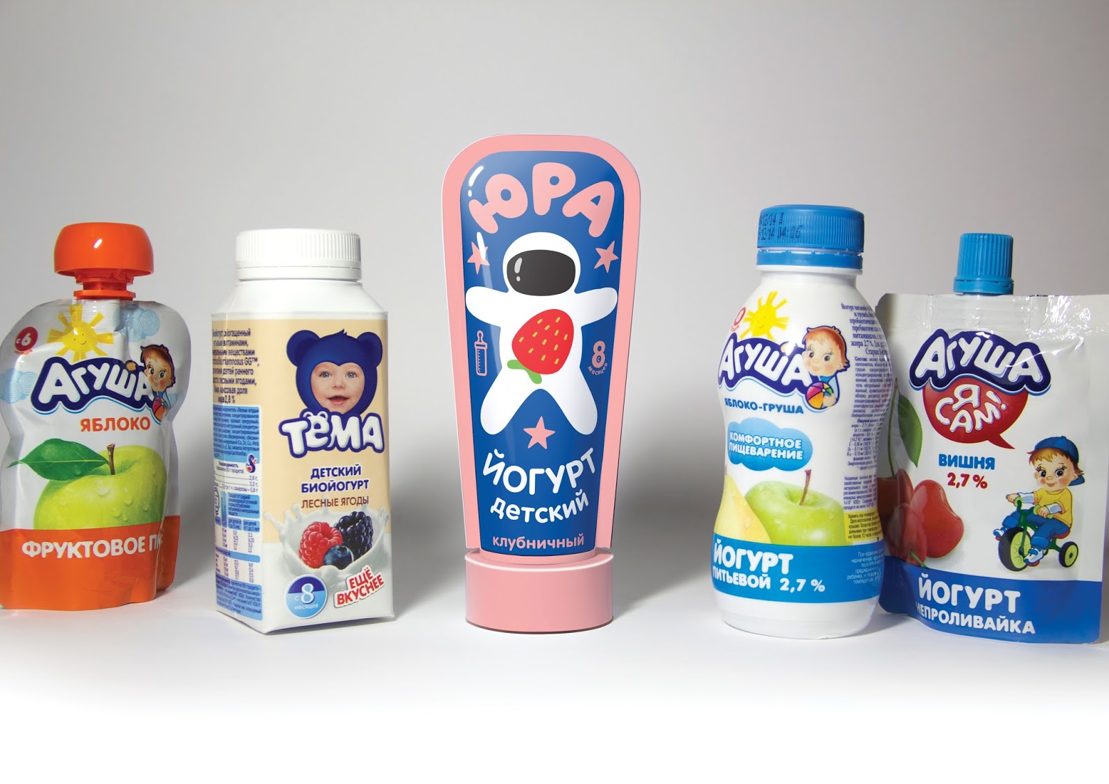 Yura Yogurt For Babies (Student Project) on Packaging of the World