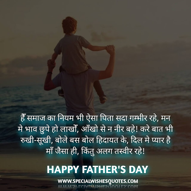 few lines on father in hindi