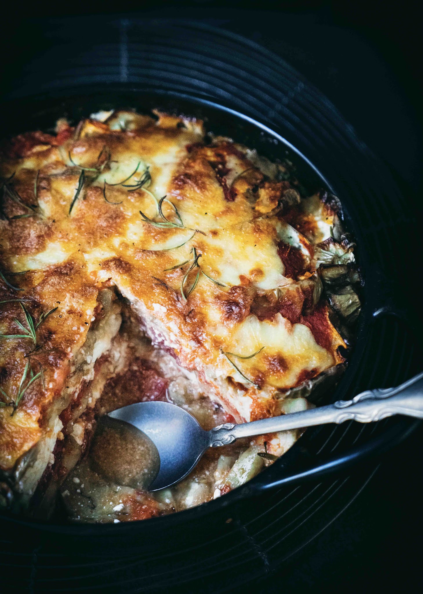 Gratin d'aubergines, de tomates et de chèvre / On dine chez Nanou