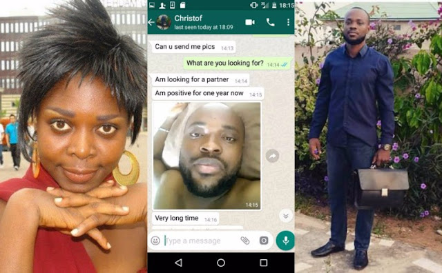 Joyce Dzidzor sent a screen shot of conversations with Kristoff Adjei 