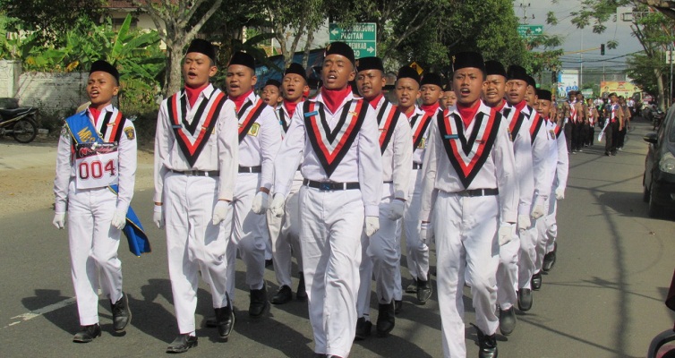 Tim MBS Putra Raih Juara 2 Lomba Gerak Jalan Tingkat Kabupaten 