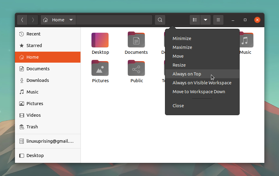 How To Use A Keyboard Shortcut To Toggle Always On Top On GNOME, KDE