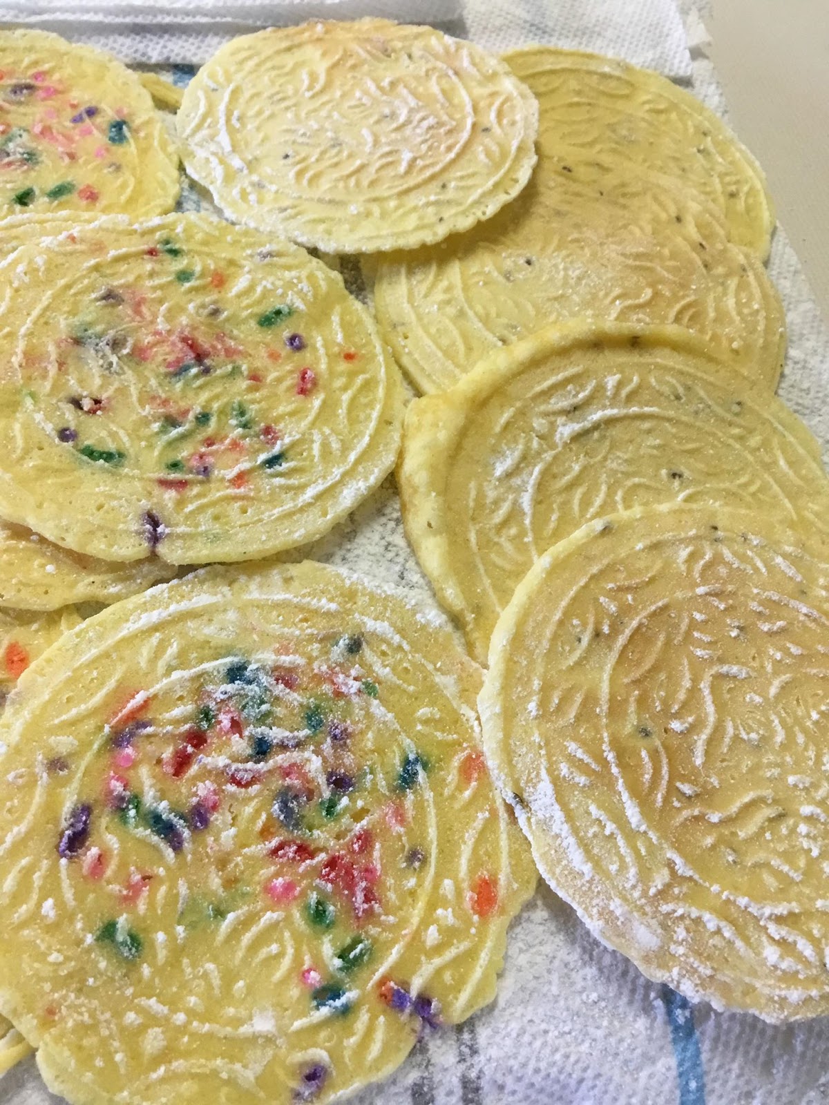 Ma's Apron Strings Delicate and Tasty Pizzelle