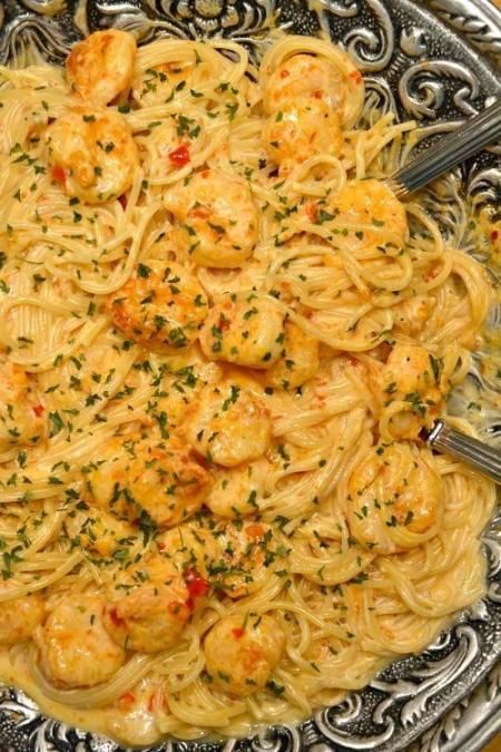 resep rachel: Bang Bang Shrimp and Pasta