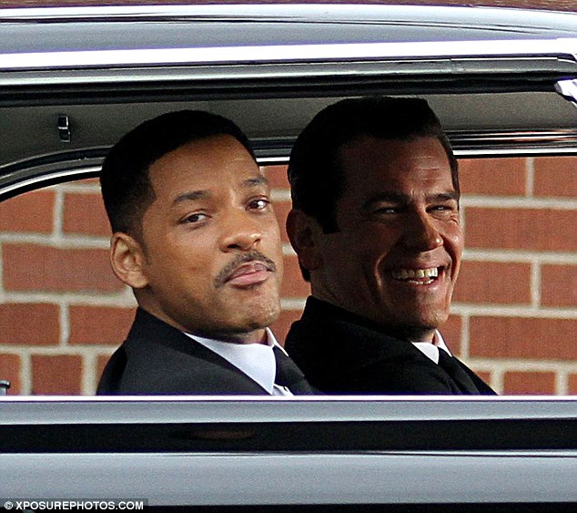 Josh Brolin On The Set Of