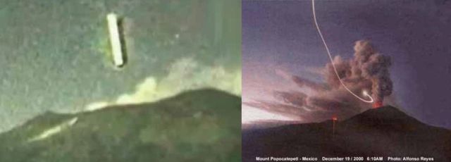 Luce Misteriosa sul vulcano Popocatepetl