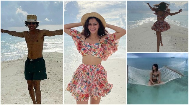 Ananya Panday And Rumoured Boyfriend Ishaan Khatter Are Enjoying The Beauty Of Maldives.