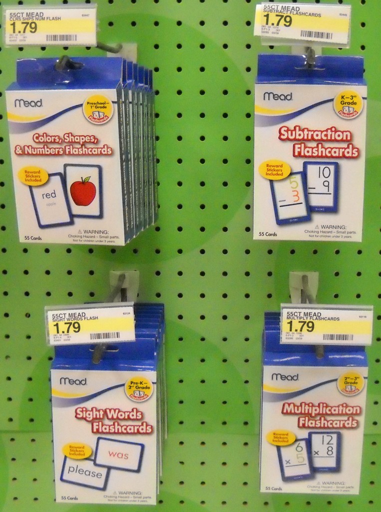 Qpon aving Mommas Target Only Deal Mead Flash Cards .79