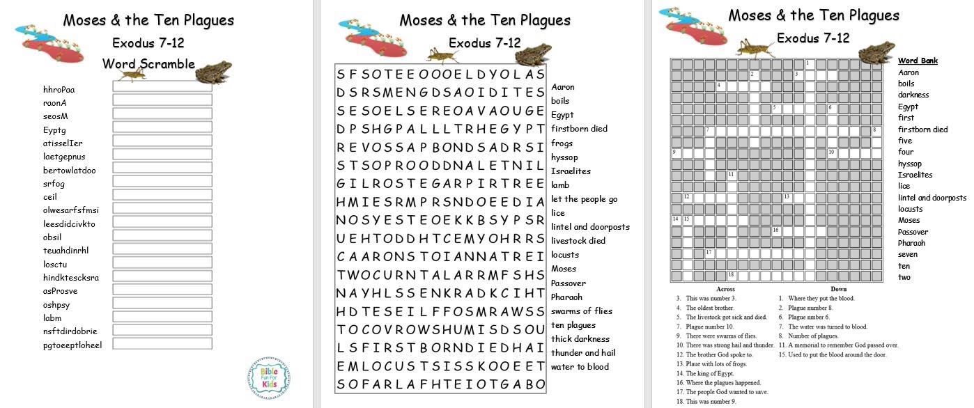 Plagues in Egypt! Bible Fun For Kids