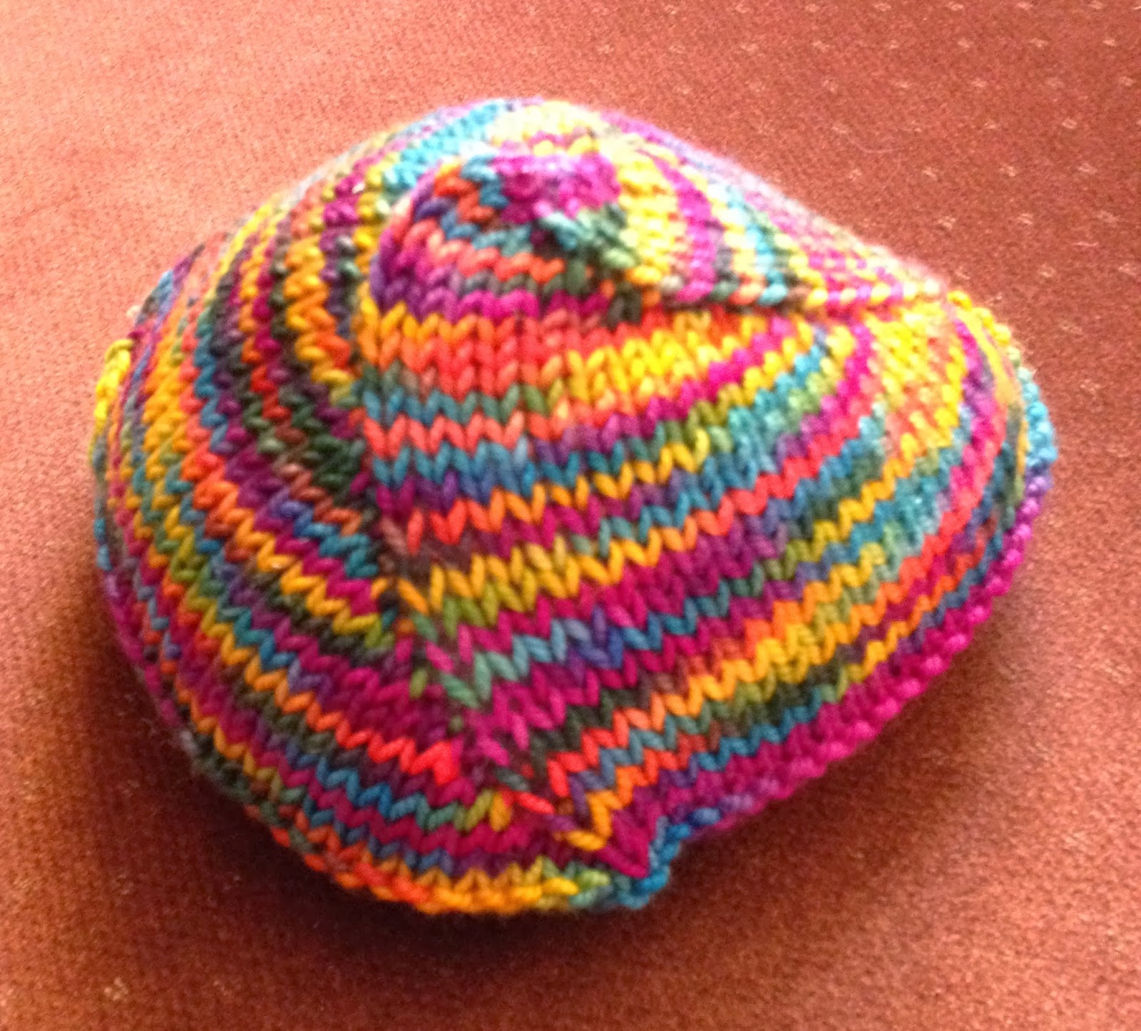 Shelley in CT Knitted Knockers, Knaturally!