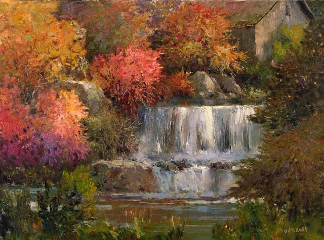 American impressionists painter- "Kent R. Wallis"