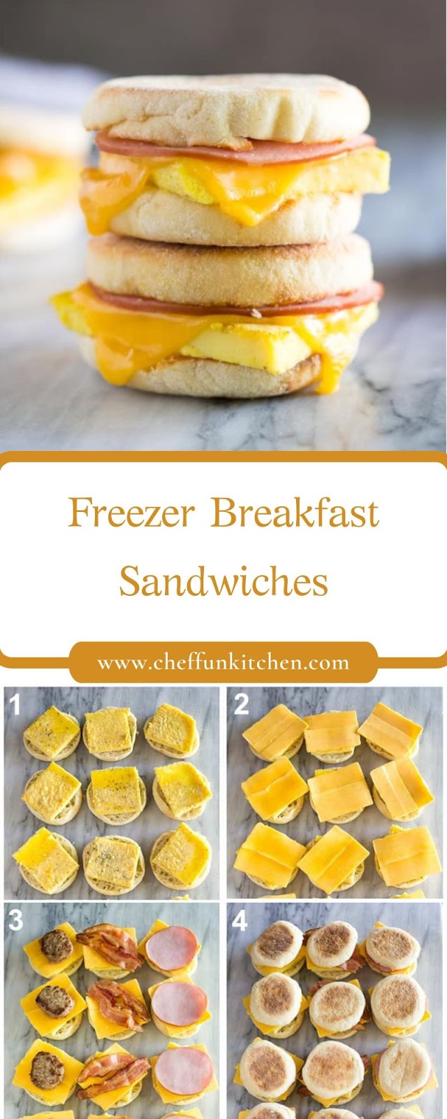 Freezer Breakfast Sandwiches Freezer Breakfast Sandwiches