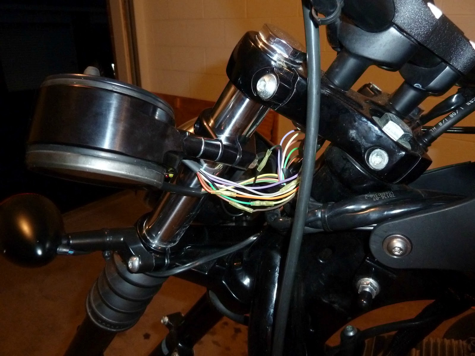  Nightster, Part III Speedometer Relocation, Joker Machine Components