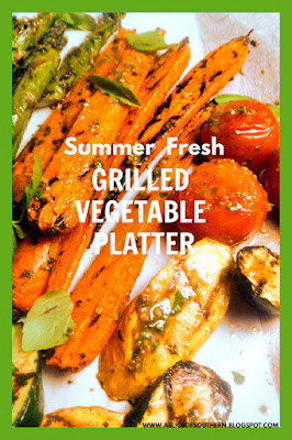 Vegetables grilled until caramelized and tender crisp and doused with the most fabulous herb vinaigrette around! - Slice of Southern