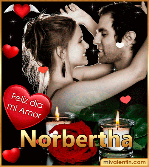 Feliz día San Valentín Norbertha