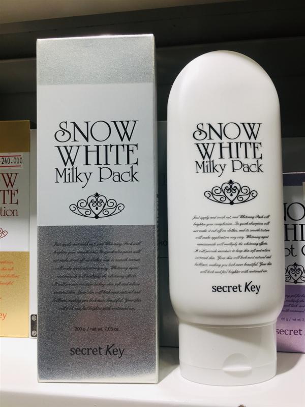 Kem Tắm Trắng Secret Key Snow White Milky Pack – 200ml