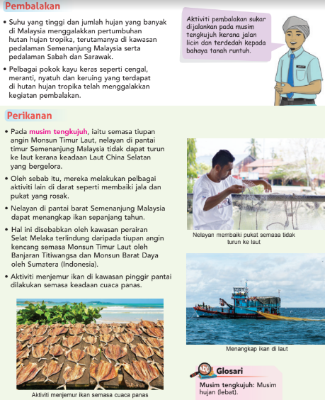 Geografi Tingkatan 2 Pengaruh Cuaca Dan Iklim Terhadap Kegiatan Manusia Di Malaysia