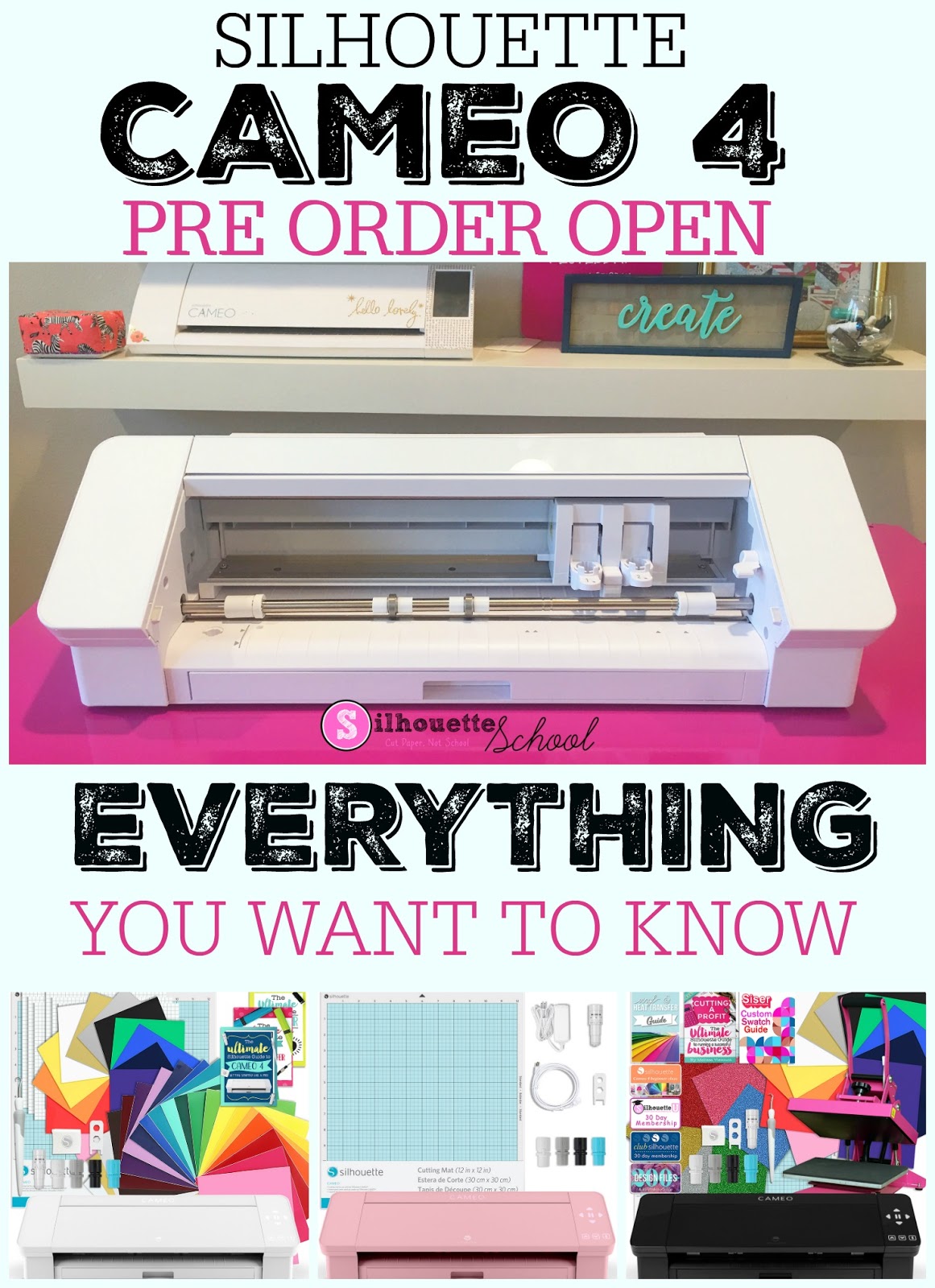 Shop Silhouette CAMEO 4!! EVERYTHING You Need to Know! - Silhouette School