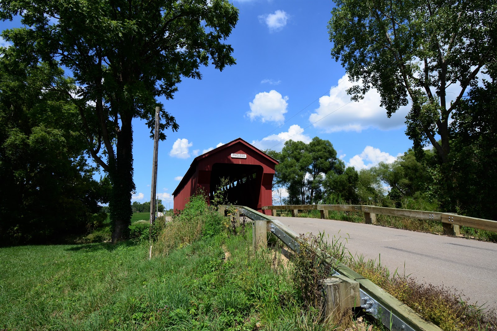 COVERED BRIDGES IN OHIO + SWARTZ COVERED BRIDGE UPPER SANDUSKY, OHIO