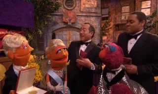 Alan, Chris, and Telly welcome the viewer. The Count von Count will Get the Noble Prize for counting. Sesame Street Count On Elmo