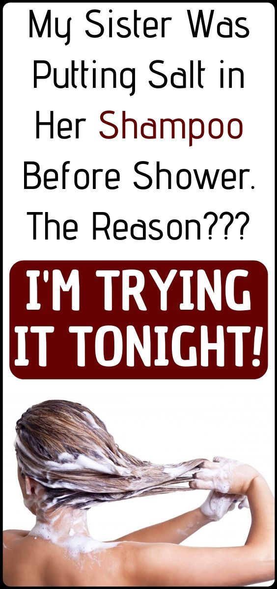 Put Salt in Your Shampoo Before Showering. This Simple Trick Solves One