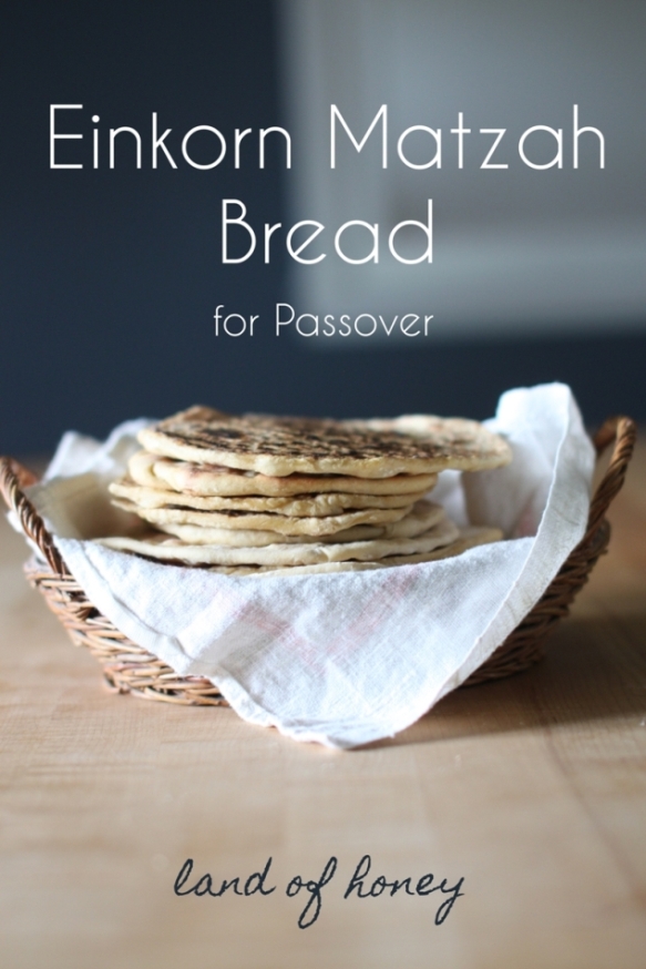 land of honey Einkorn Matzah Bread for Passover