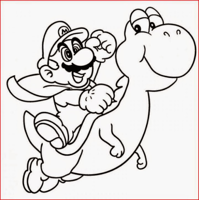 Mario Brothers bros. coloring.filminspector.com