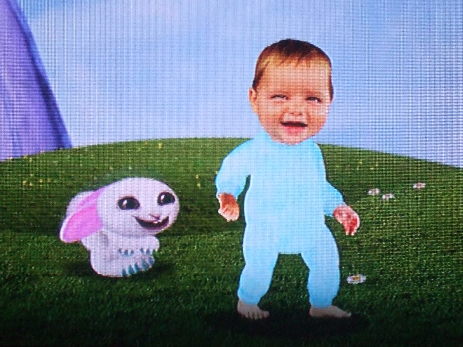 TV raised my kids: Baby Jake: Footprint fun