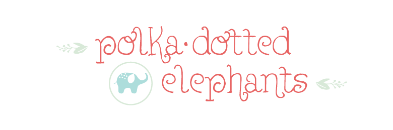 polka-dotted elephants