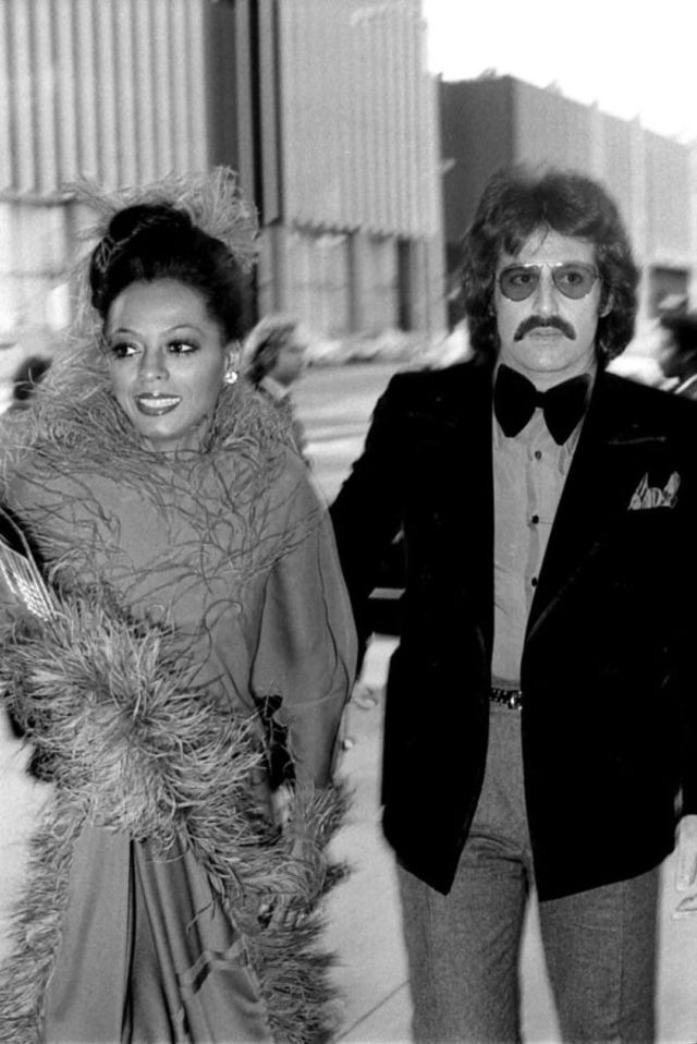 Beautiful Photo of Diana Ross and Robert Ellis Silberstein During Their