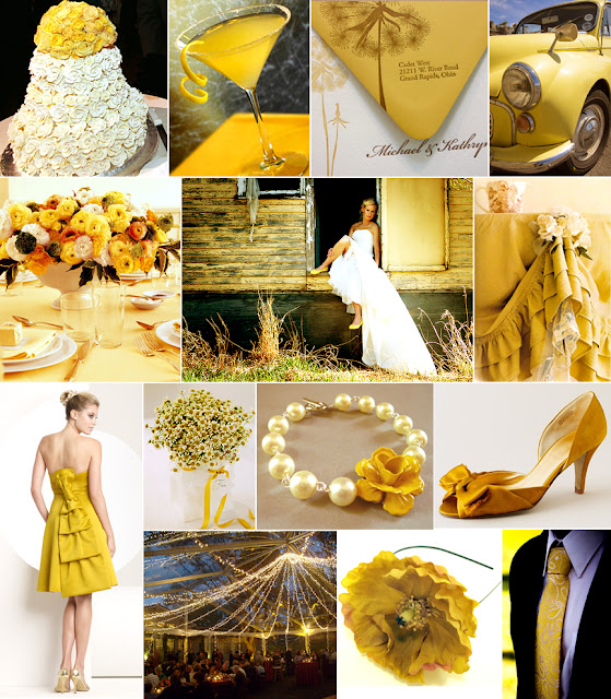Yellow Wedding Favor