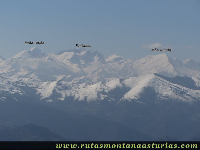 Vista de Ubiña desde Burra Blanca