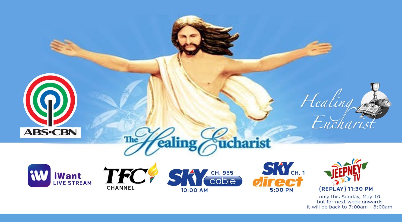 Manila Shopper Holy Mass on TV or via Online Streaming during