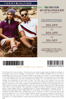 Tommy Hilfiger coupons february