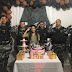 Menina que sonha ser PM ganha surpresa em seu aniversário em Cajazeiras