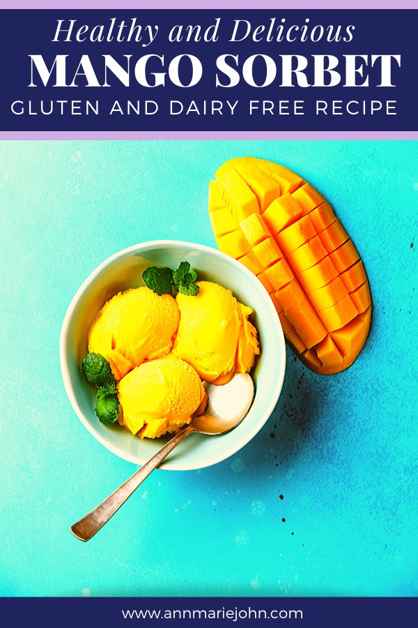 Healthy and Delicious Mango Sorbet