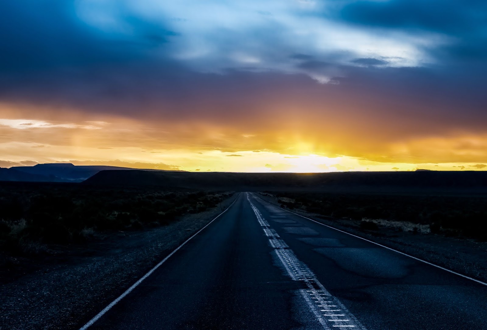 Nevada Mountain Sunset