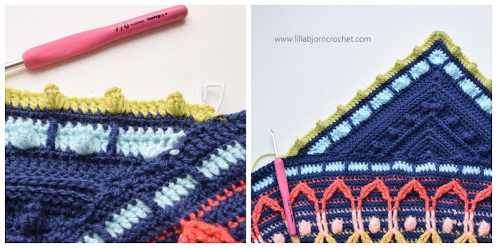 Rozeta CAL: week 8 Row 17