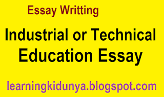 Industrial or Technical Education Essay