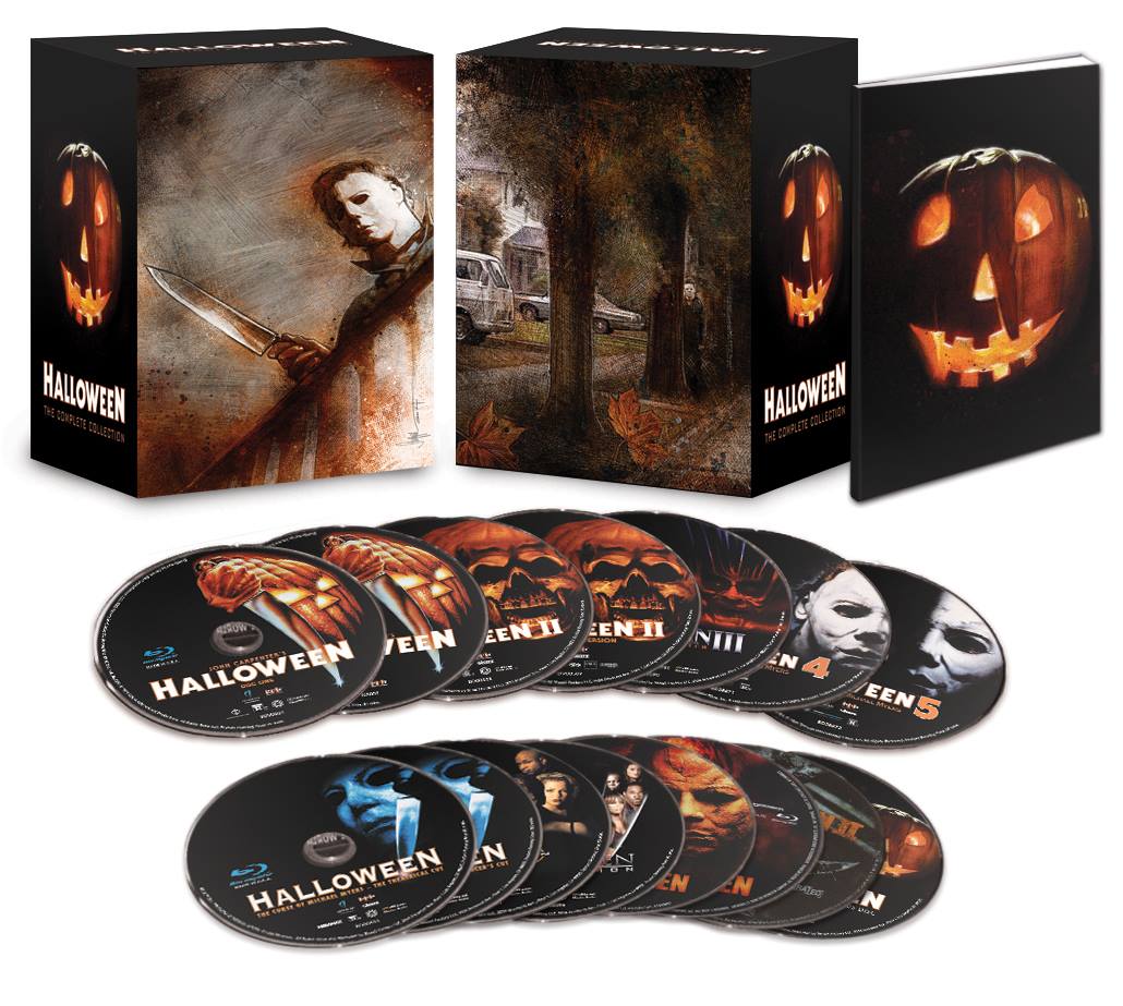 The Horrors of Halloween HALLOWEEN THE COMPLETE COLLECTION Bluray Art Revealed!