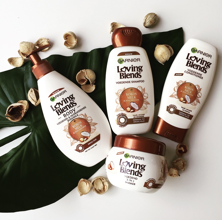 GARNIER LOVING BLENDS KOKOS MELK & MACADAMIA The Pastel Suitcase