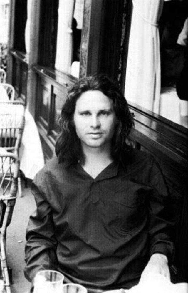 Candid Snaps Of Jim Morrison Hanging Out With Friends In Paris, Just A
