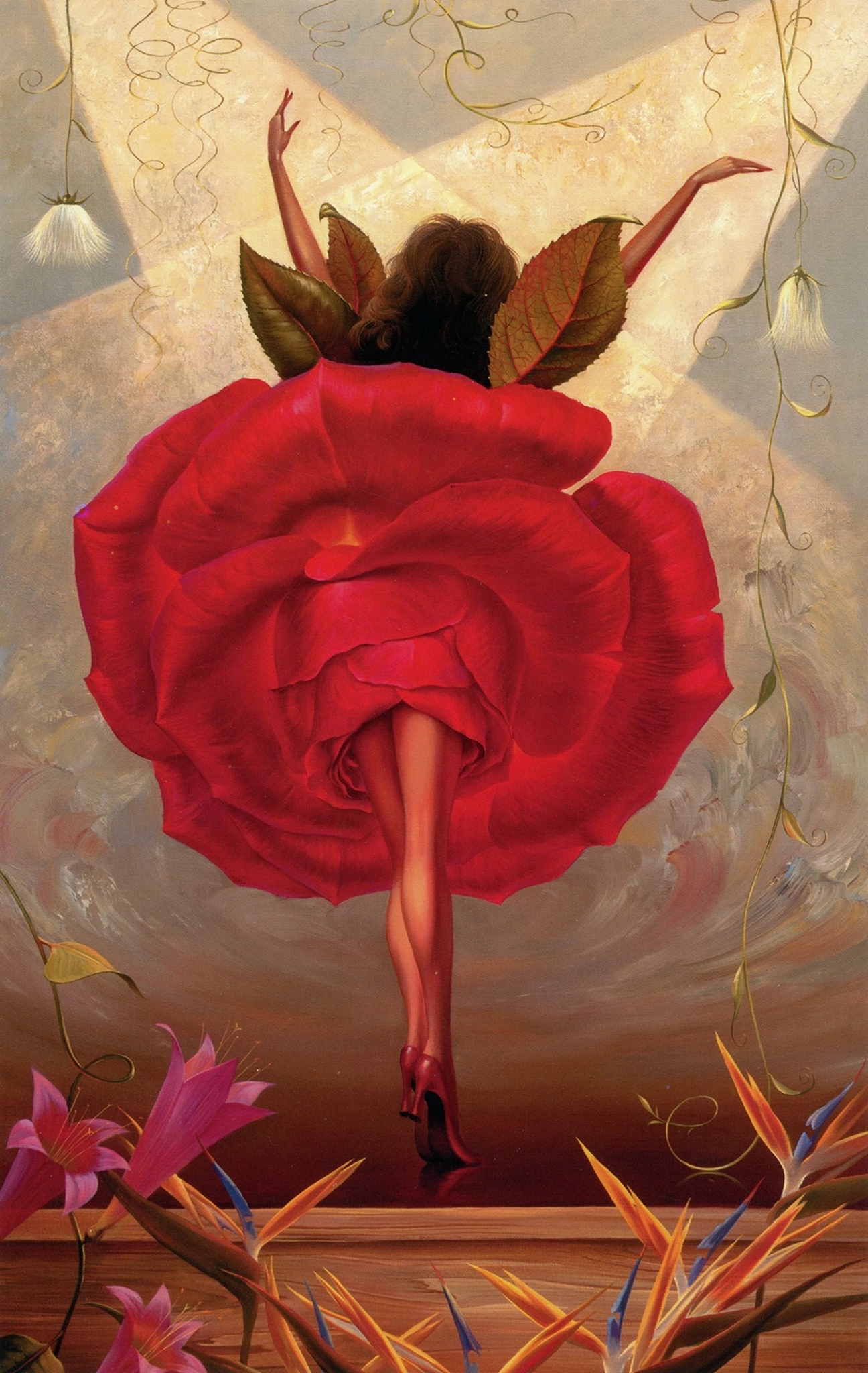 Vladimir Kush, 1965, Flamenco Dancer, Tutt'Art@