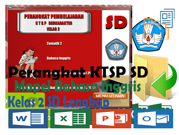 Perangkat Ktsp Sd Kelas 2 Mapel Bahasa Inggris Format Words