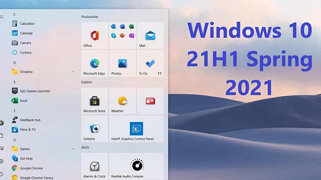Windows 10 21H1 Spring 2021 تحديث Windows 10 21H1 "Spring 2021" رسميًا للمختبرين