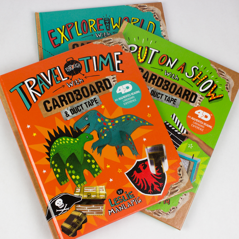3 Cardboard Kids Craft Books Such a great series of cardboard and duct tape craft books Duct