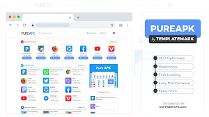 Pure APK Blogger Template Free Download